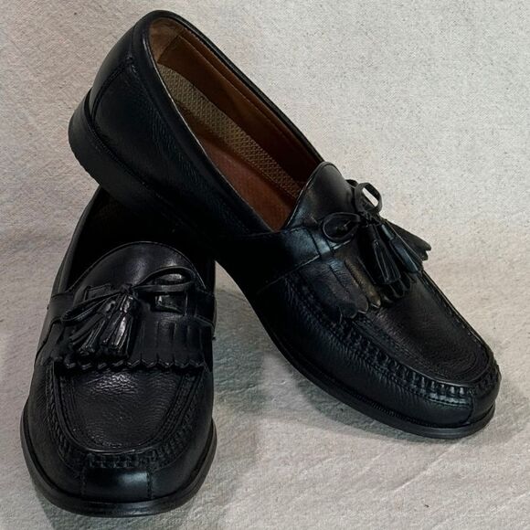 Johnston & Murphy Kiltie Tassel Loafers Moc Toe Mens Size 9.5M - Picture 5 of 16